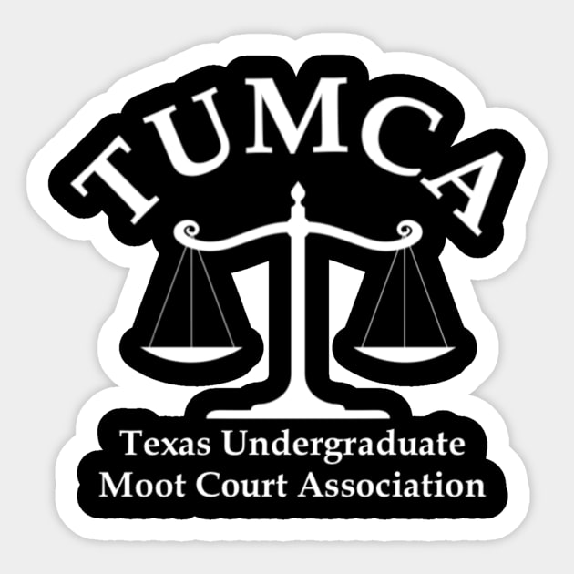 TUMCA Shirt Sticker by TexasUndergraduateMootCourtAssociation